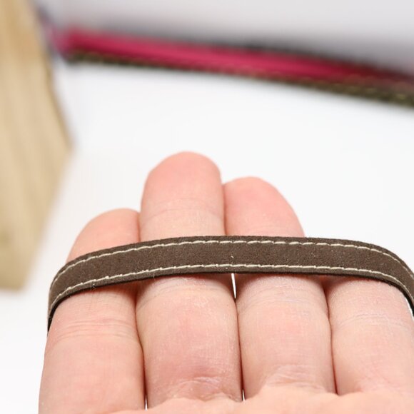 Brown Choker Adjustable Garment Lace Chokers  (#14) - Picture 5 of 9